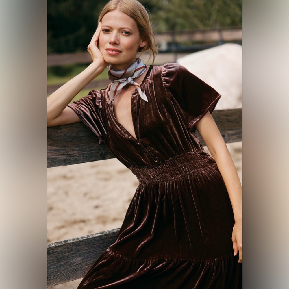 ❤️🔥Firm Price❤️🔥The Somerset Velvet maxi dress - Picture 7 of 10
